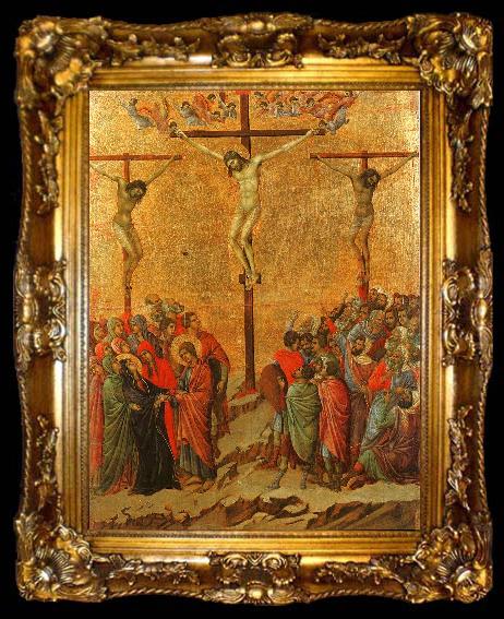 framed  Duccio di Buoninsegna Crucifixion, ta009-2